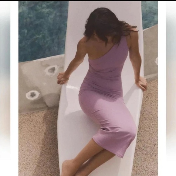 Zara asymmetric midi dress - Picture 3 of 4